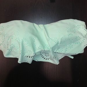 Target mint strapless bikini top